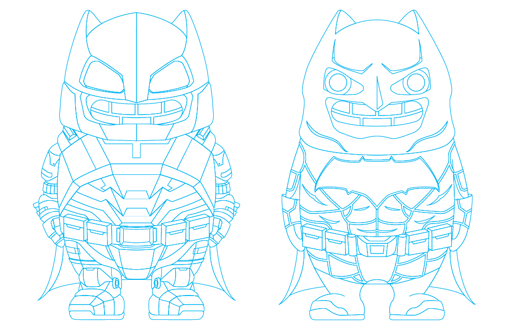 batman batman v superman dc comic Character bat armored cute artwork art Vector Illustration vector vector graphic graphic Fan Art