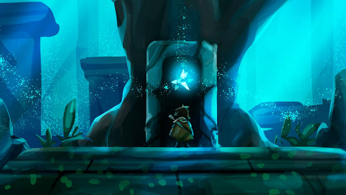 concept art digital illustration fantasy Game Art 2D art photoshop zelda link Legend of Zelda magic tree