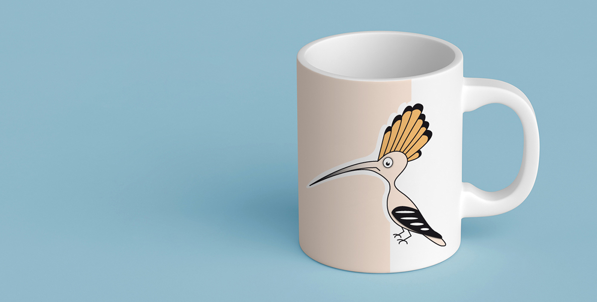 ILLUSTRATION  Drawing  infographics Mockup portrait Mugs postcard avatar scientific illustration birds