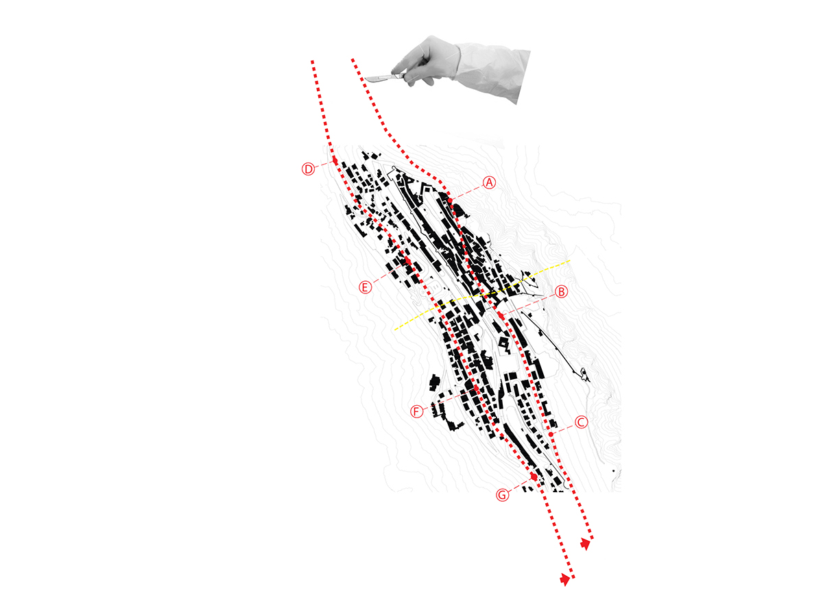 San Marino politecnico di milano Landscape architectural model Analysis