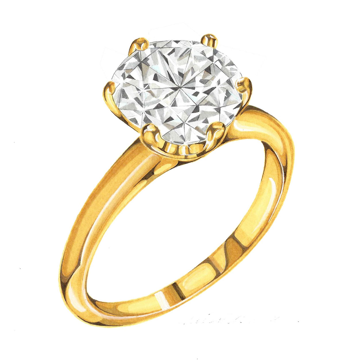 HANDMADE DESIGNS jewelry watercolor jewelry designer arts creative color draw gold gemstone diamonds Unique beauty desire