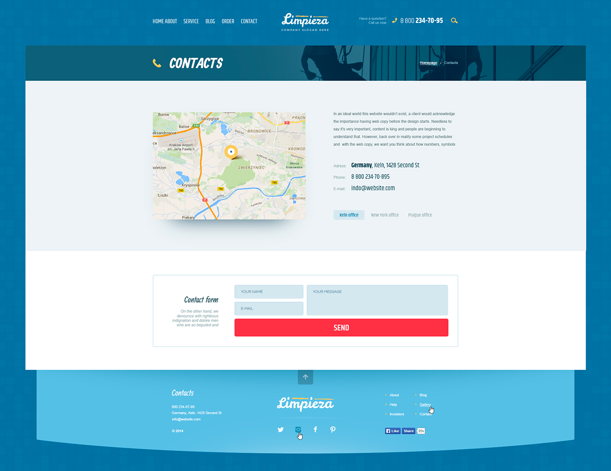 alethemes wordpress design envato themeforest cleaning company cleaning site