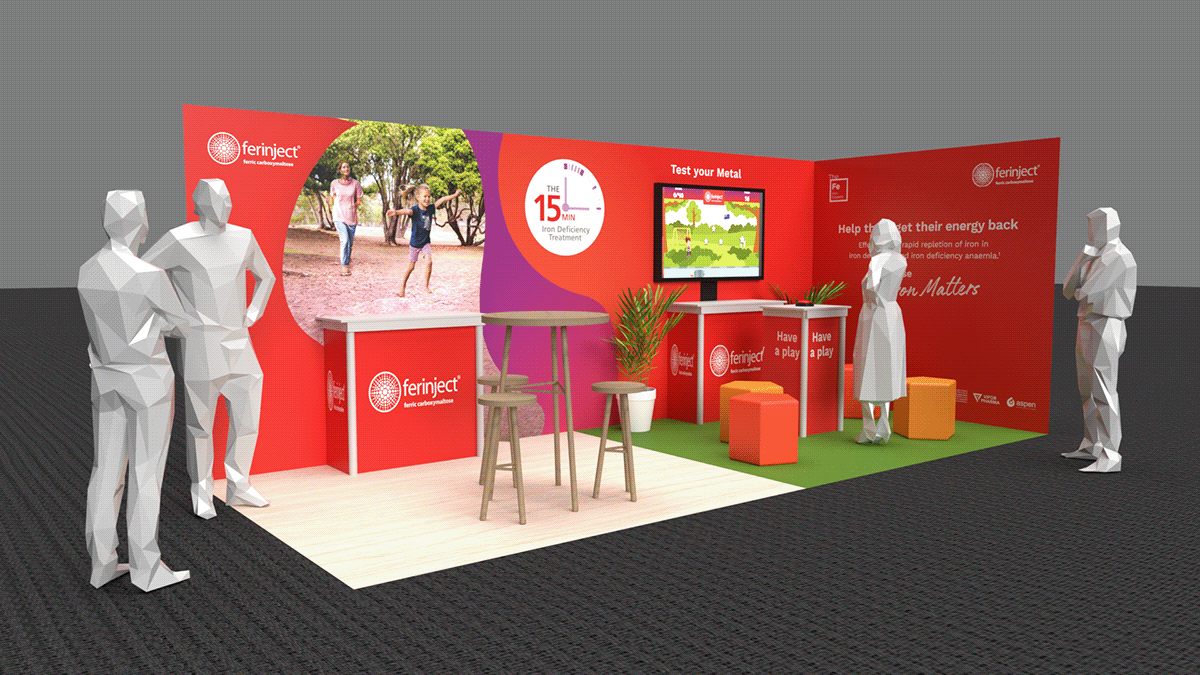 conference Stand game Exhibition  Exhibition Design 