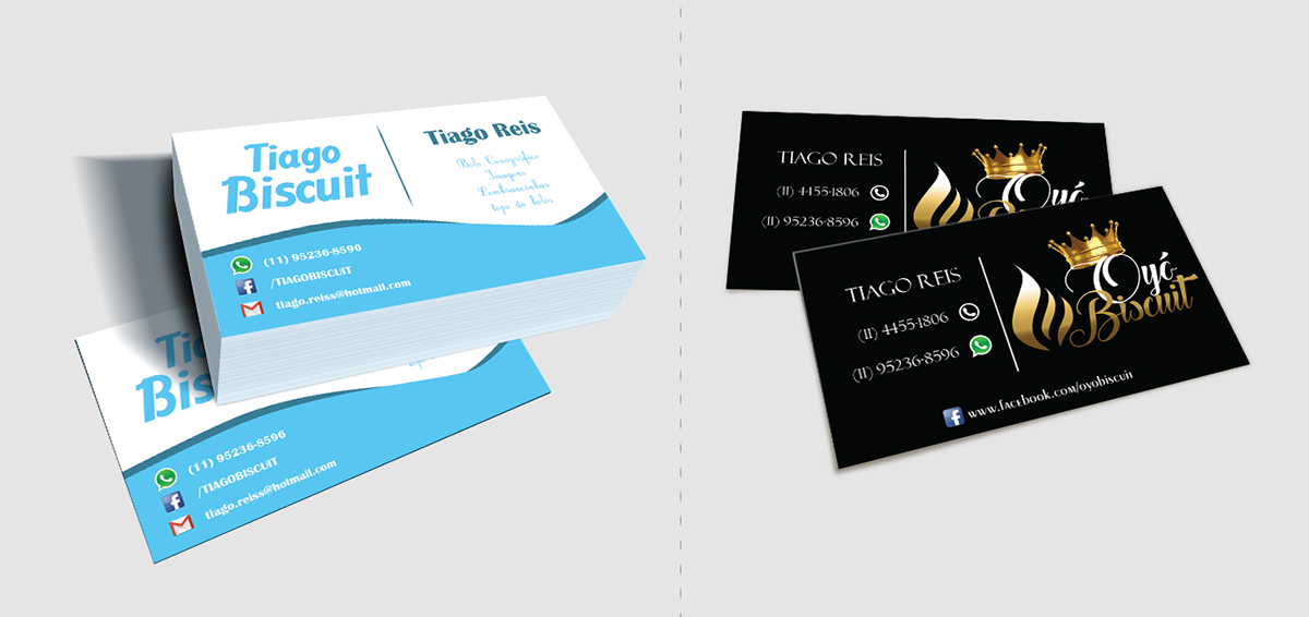 designer gráfico Cartão de Visita photoshop Illustrator card business graphic design  cartões cards creative