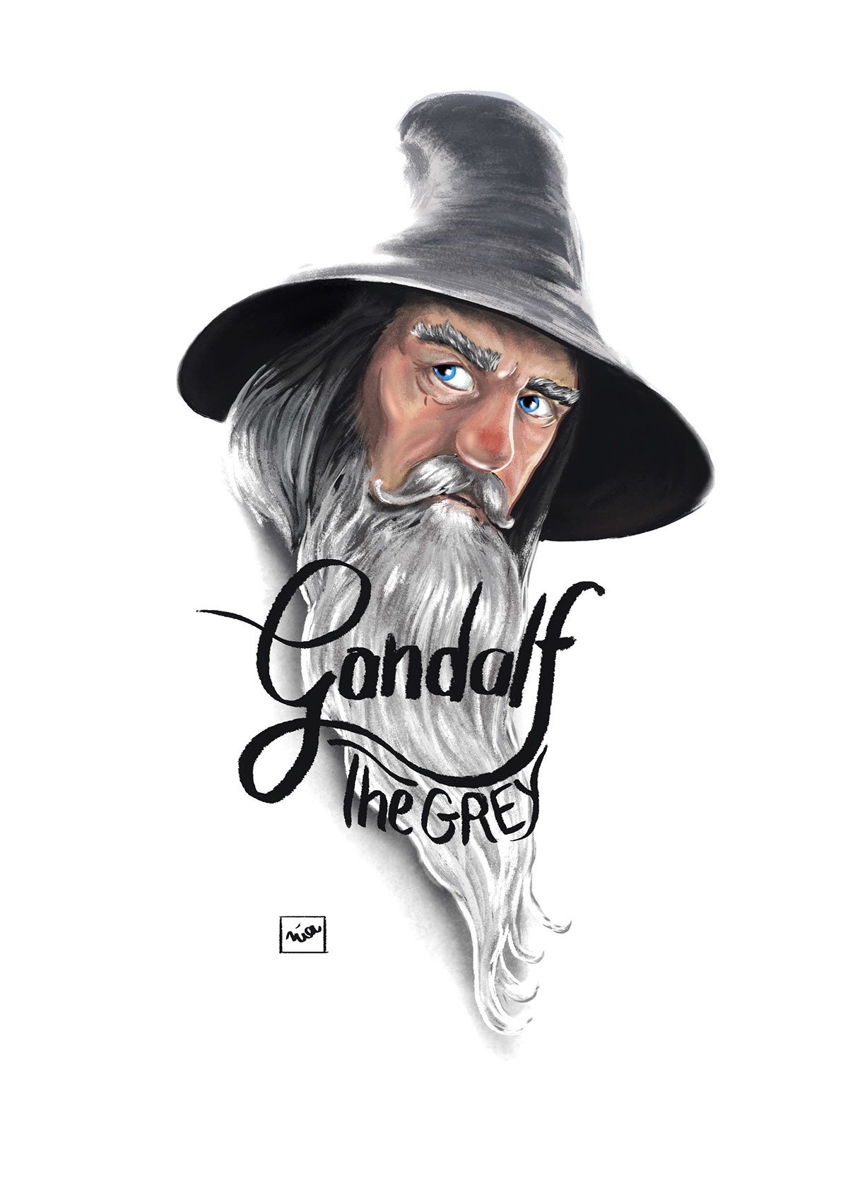 gandalf The grey captain Character design