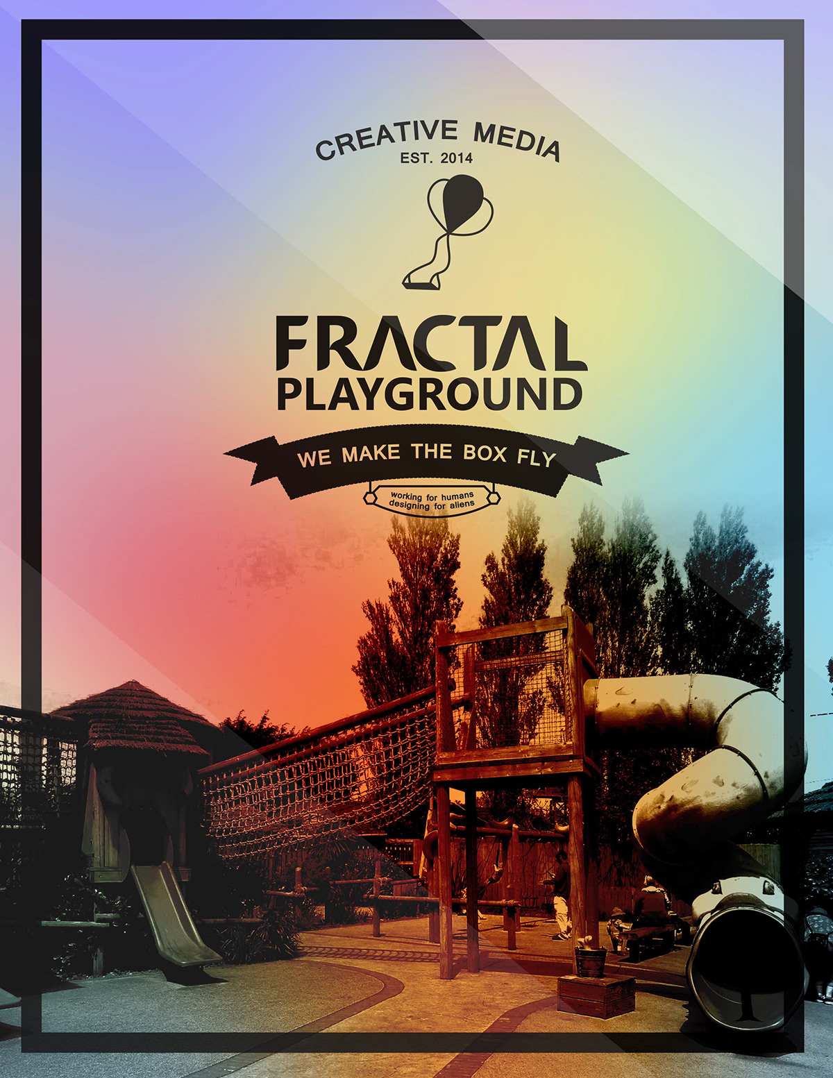 fractal Playground Logo Design studio