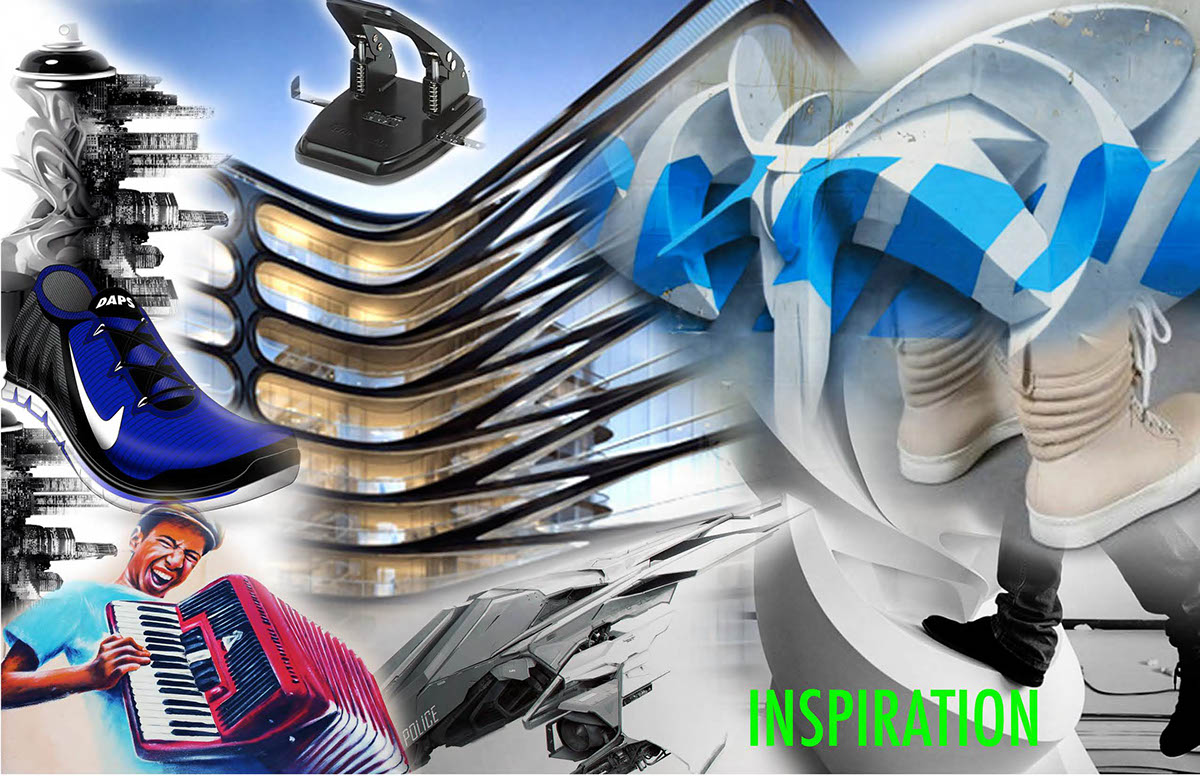 closure footwear design daps industrial design  Nike heel creative socfit trend
