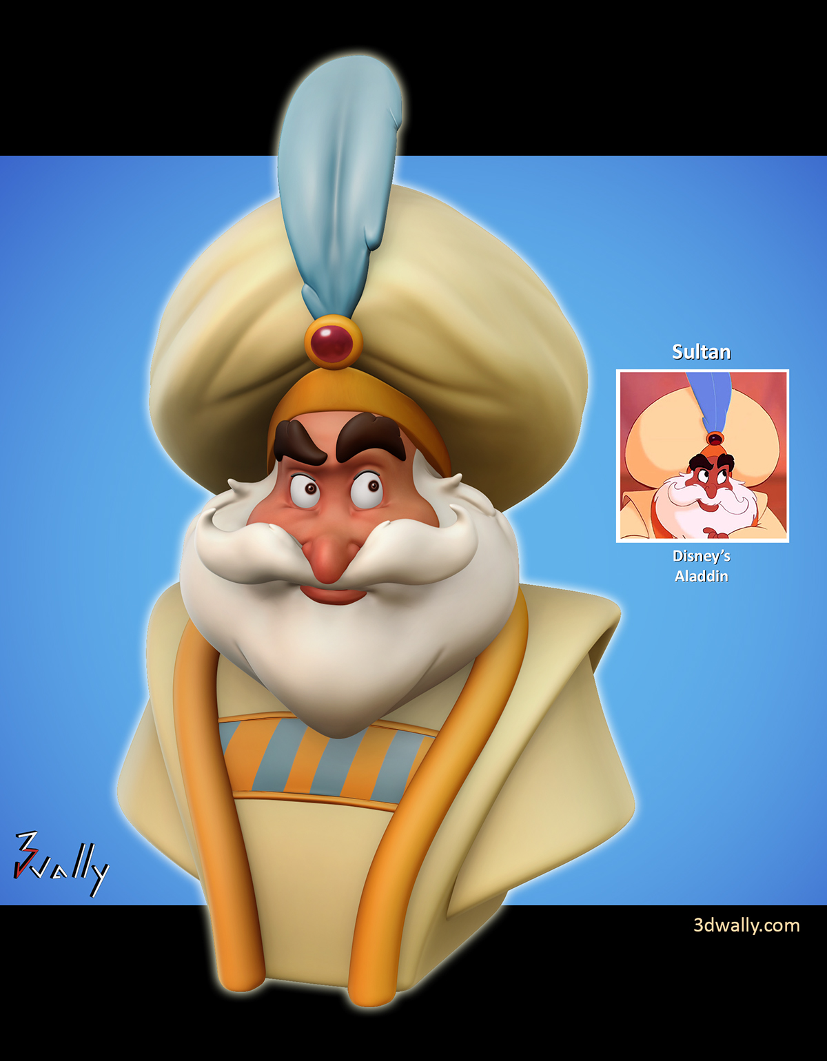 Sultan, Disney's Aladdin on Behance
