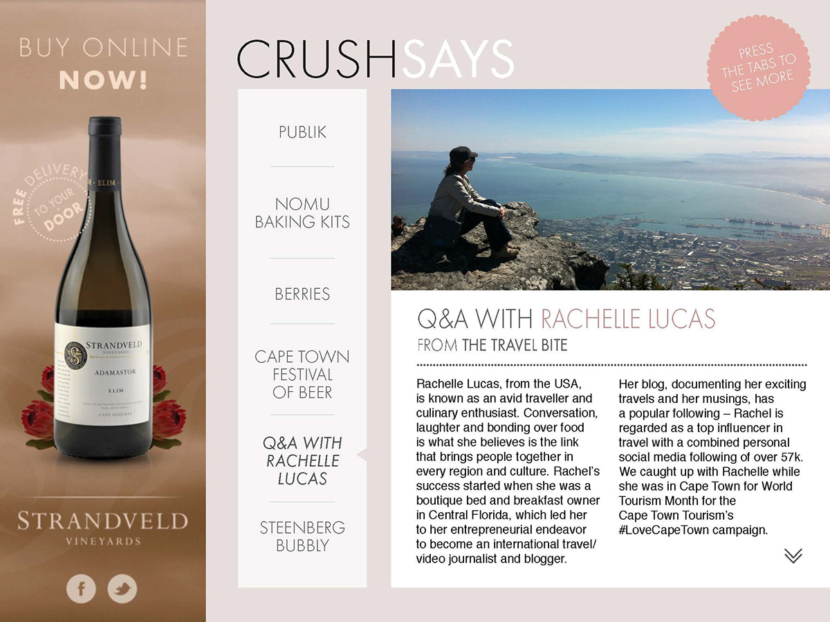 q&a Rachelle Lucas online magazine