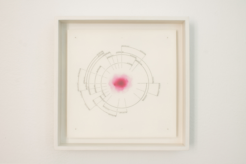 Entropy pink measurement art contemporary art