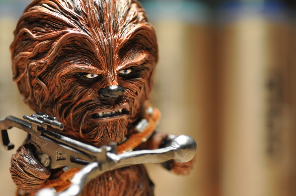 Chewbacca chewie Kidrobot Munny star wars hairy