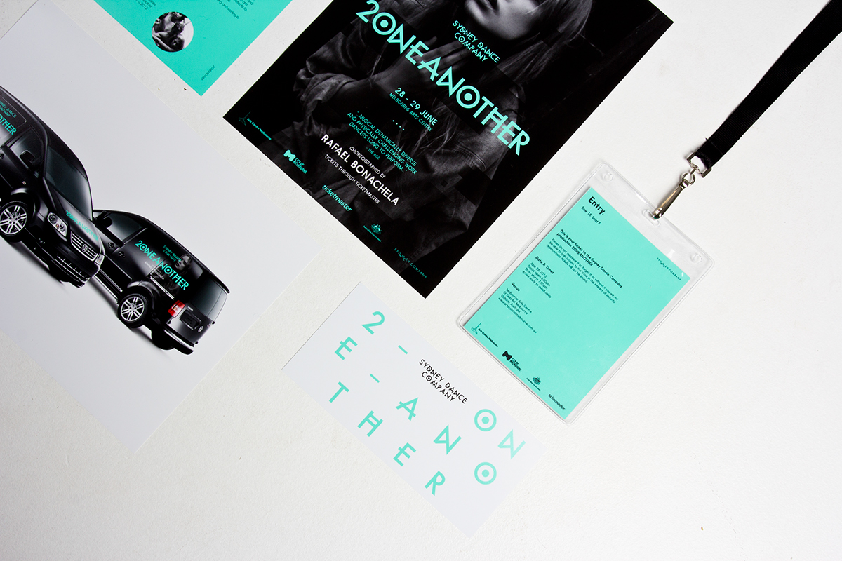 poster Theatre type design fluro identity marketing   Programs Lanyard Promotion cards graphic photo studio ballet Production