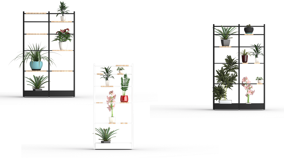 Planter Flower Stand flowers&plants plant's furniture metal metal furniture metal procesing metal&wood free stand