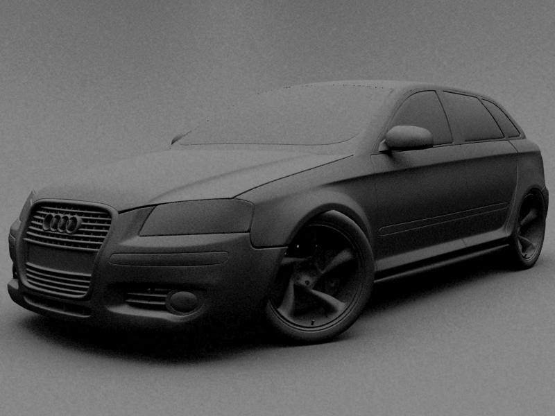 modeling lighting rendering car vray 3dsmax