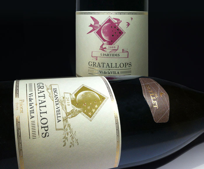 label design wine label Cal Batllet D.O. Priorat Catalan Wines spain Girafa Digital Celler Cal Batllet