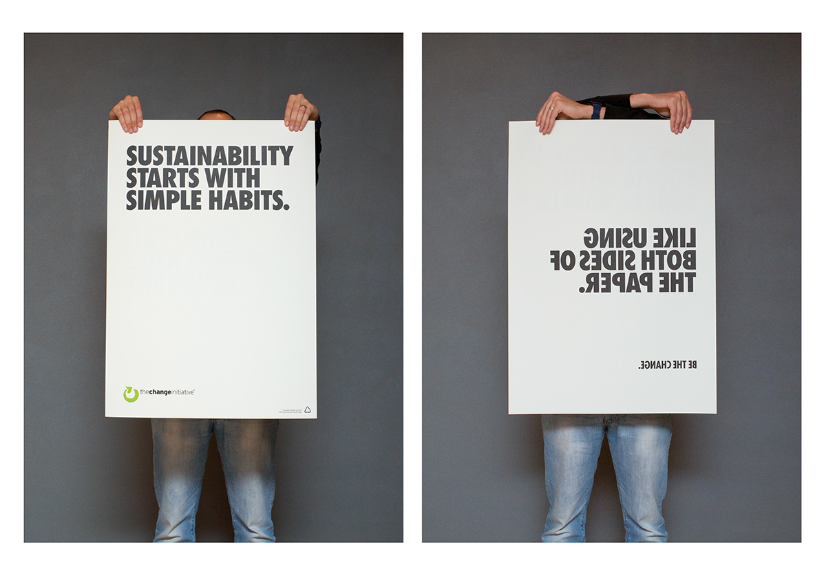 The Change Initiative double sided poster