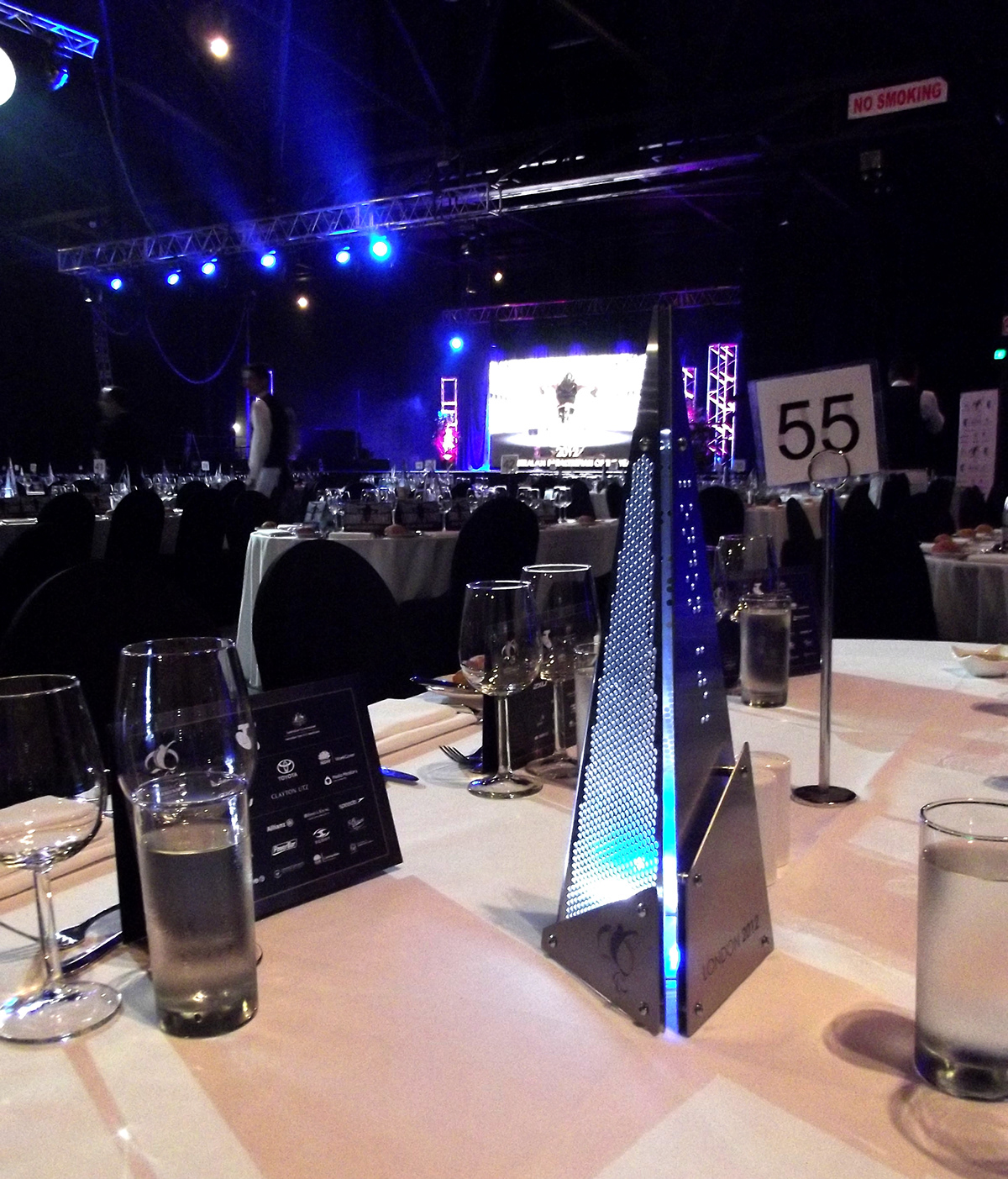 Australian  Paralympic  paralympian Awards Centrepiece lighting