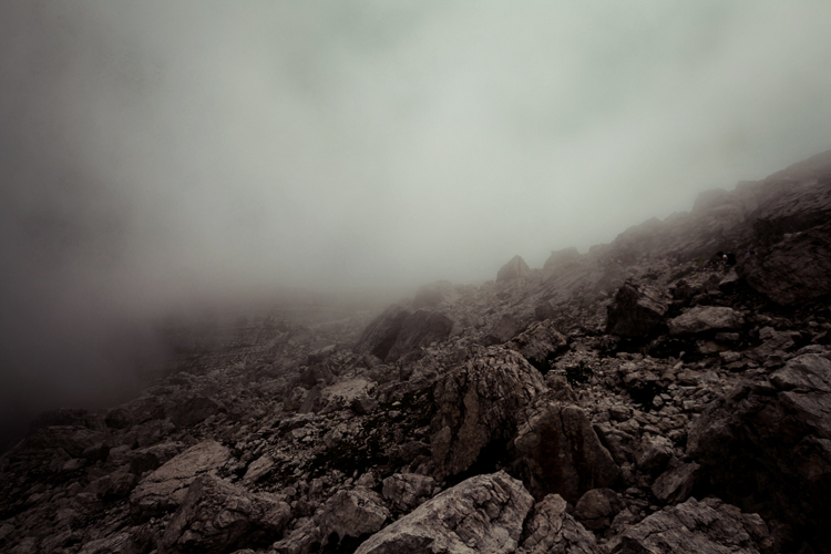 landscapes fog mist bleak mountains storm cloud SKY dark grey woods Forests