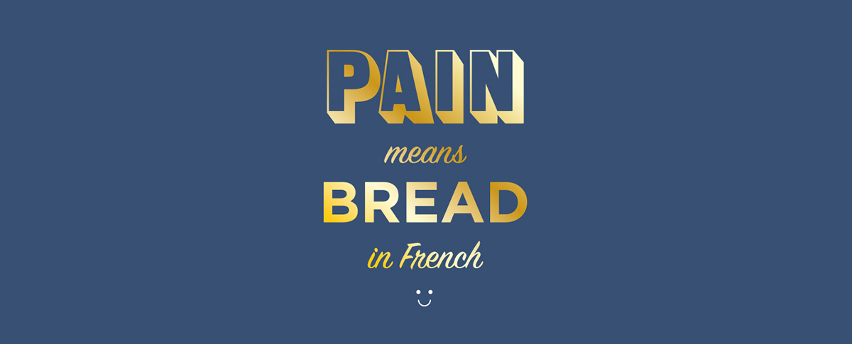 painpain boulangerie Patisserie bakery pastry Paris French identity logo emballage baguette social networks Website design graphique