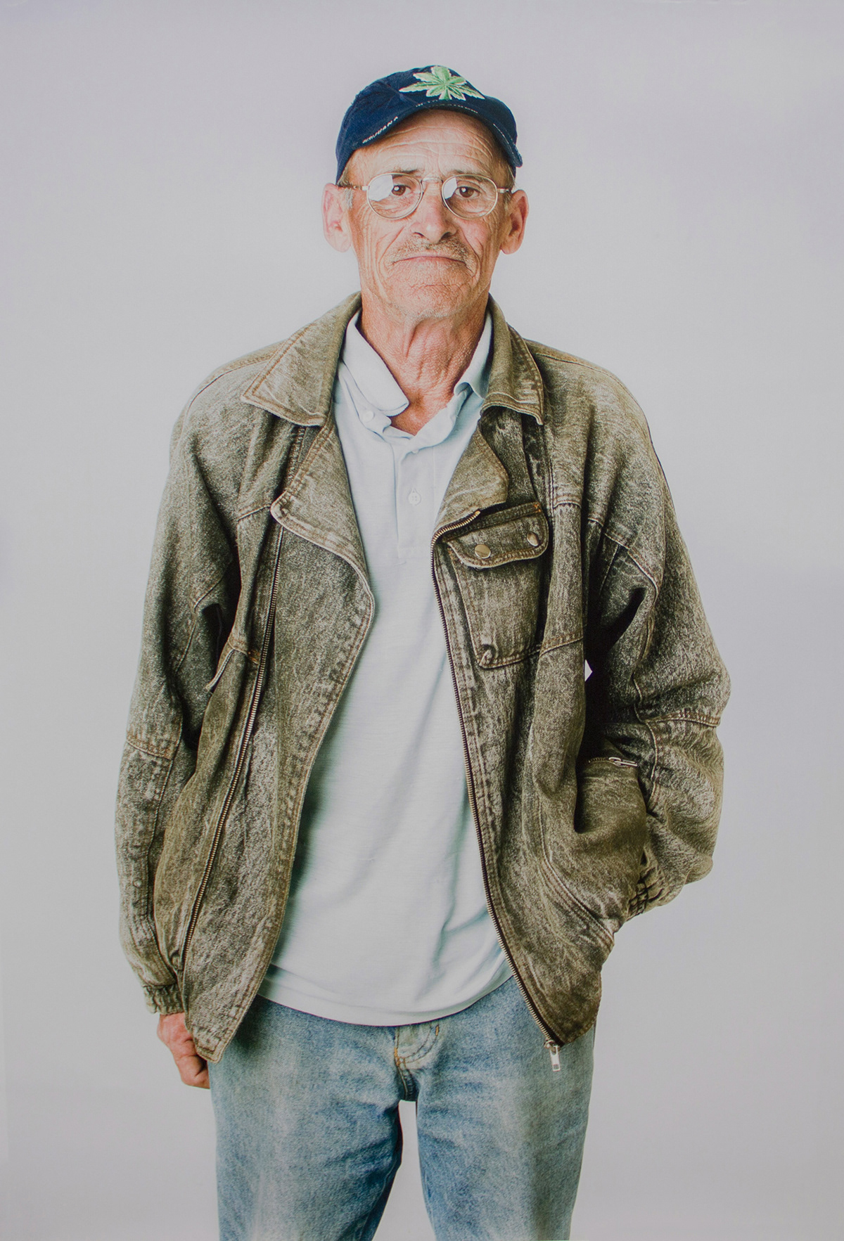 homeless portraits man studio