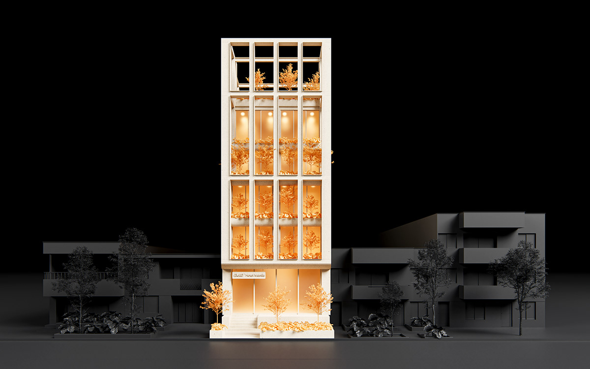 3D vray architecture Render visualization archviz CGI 3ds max exterior building