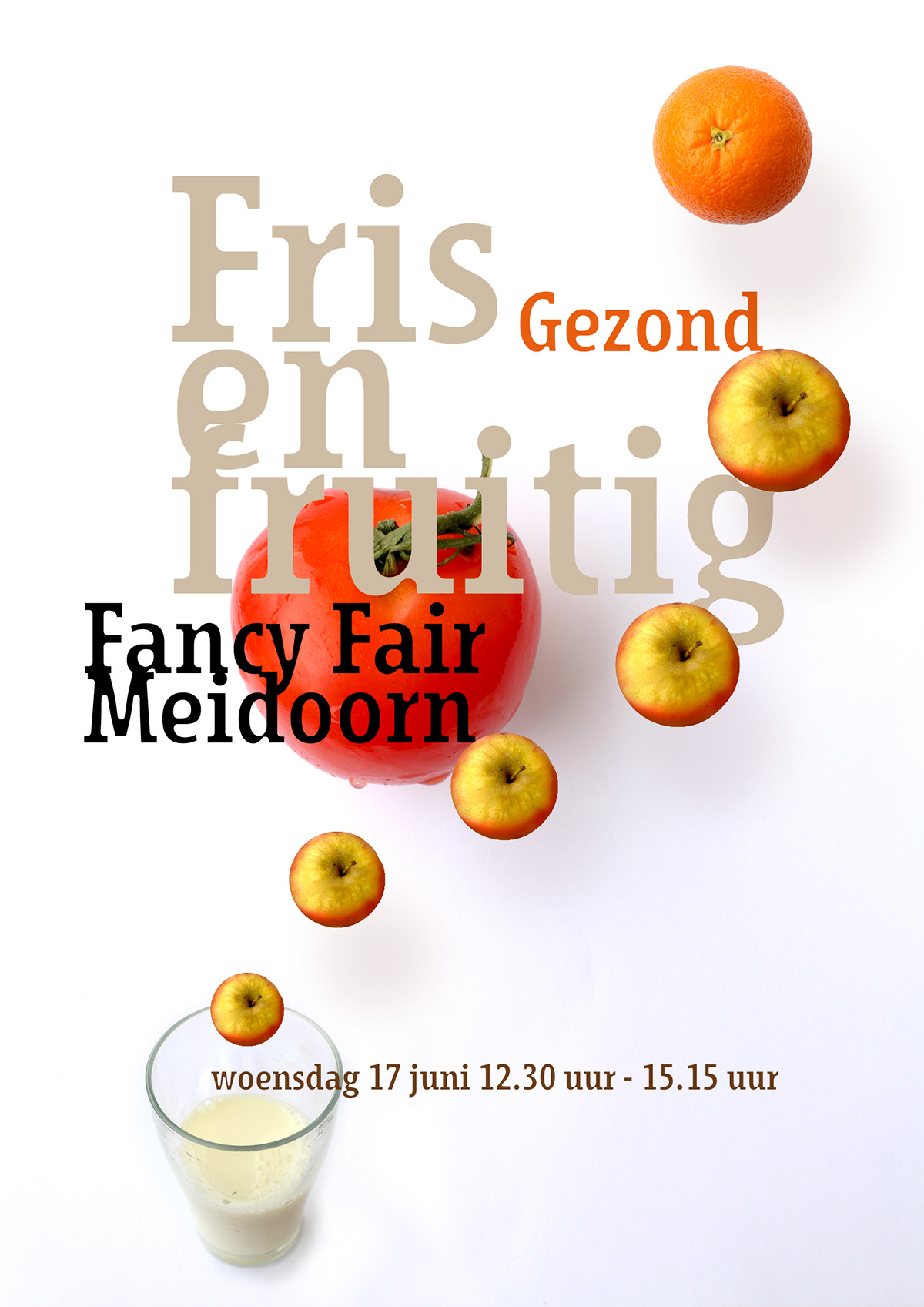 poster affiche studiovanpelt Fruit color grafisch ontwerper amsterdam Coffee Promotion