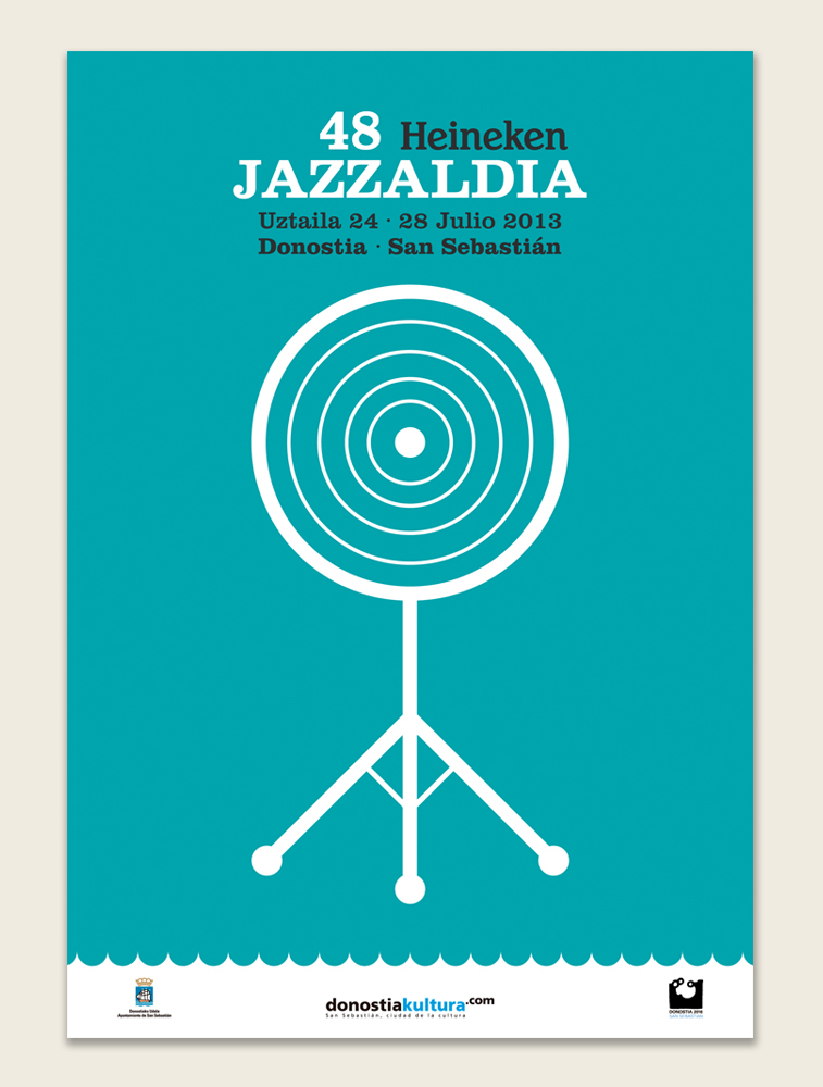 design Illustrator jazz jazzaldia poster cartel diseño