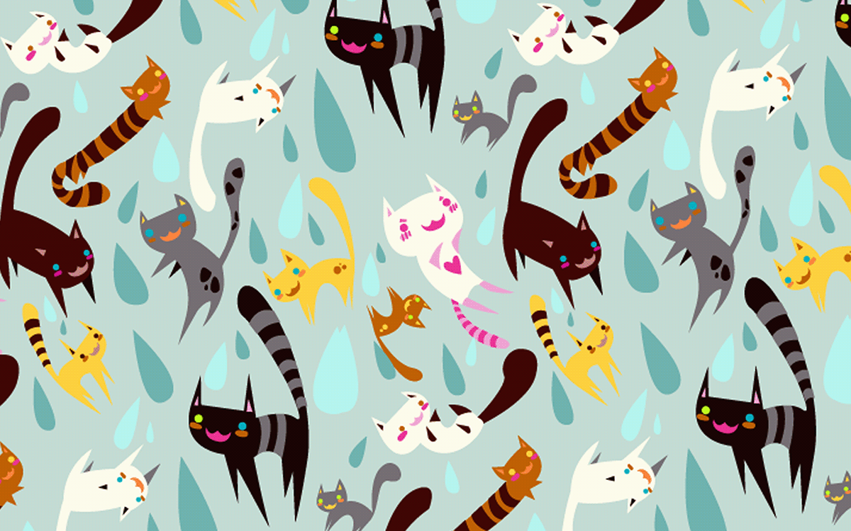 Cat rain raining cats