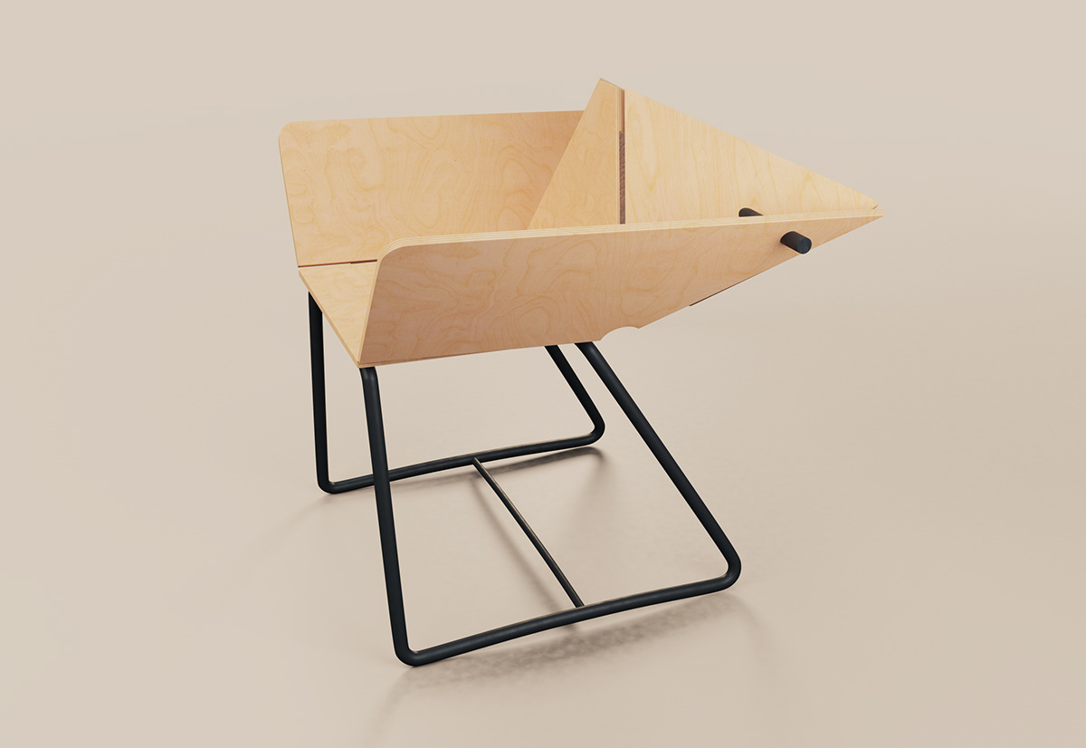 chair furniture lossless tubular plywood folding