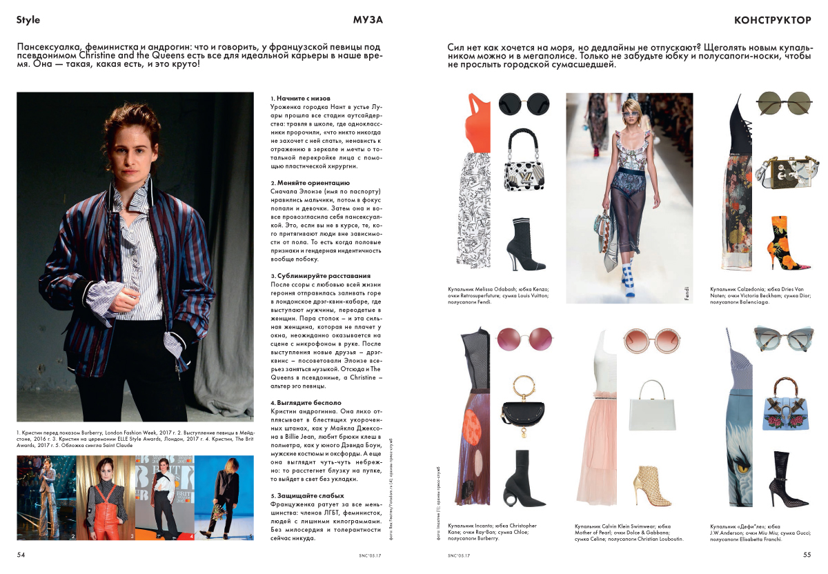 graphic design  Layout magazine print editorial Fashion  Style