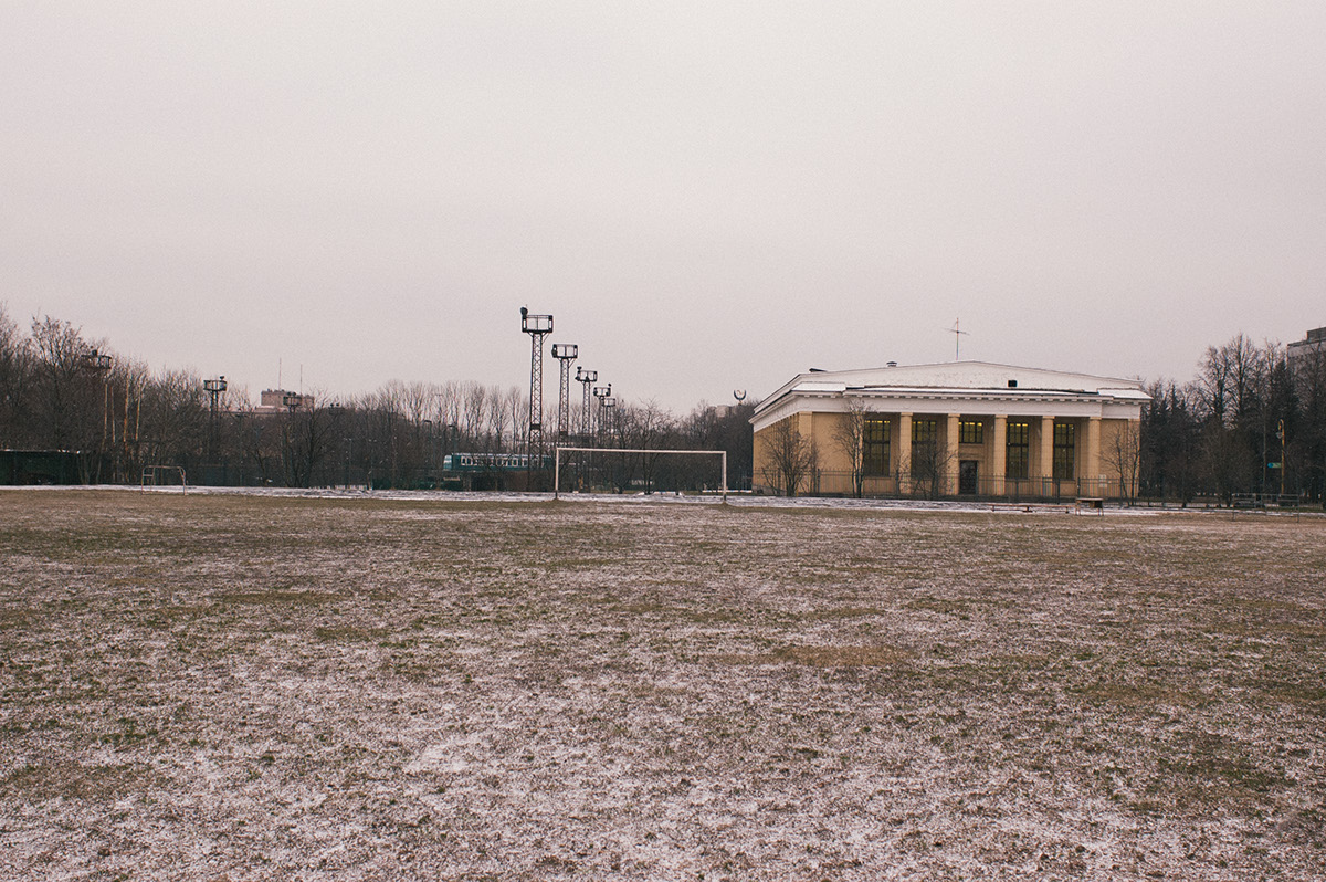 Landscape Moscow Russia cccp ussr Urban empty forgotten sport football