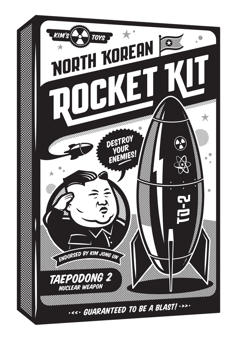 north korea Rocket Kit Kim jong un toy