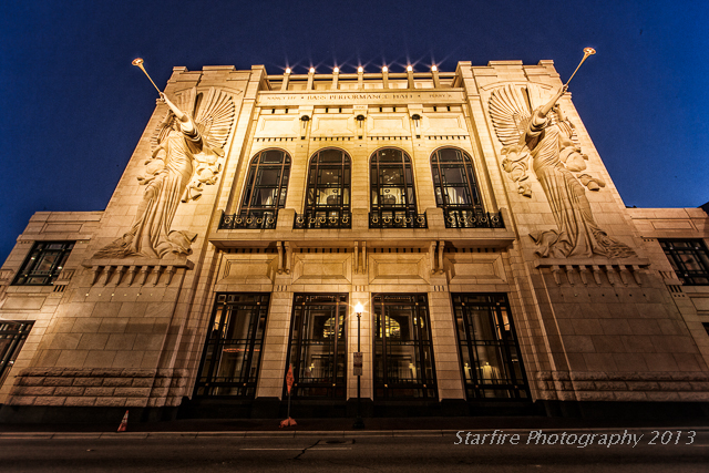 Bass Hall Ft. Worth texas Horton Tower angels Opera House starfire photography