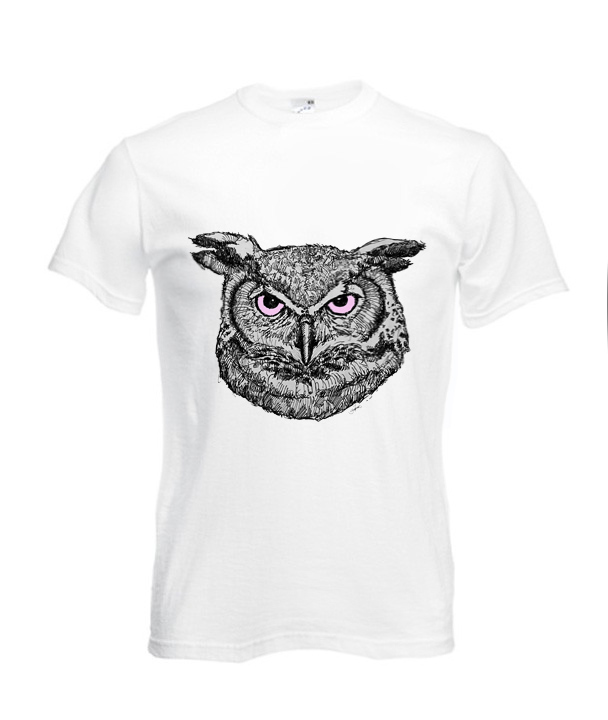 tshirt trned graphic draw clothes dessin Hipster art koszulka wzory owl sketch rysunek grafika FINEART