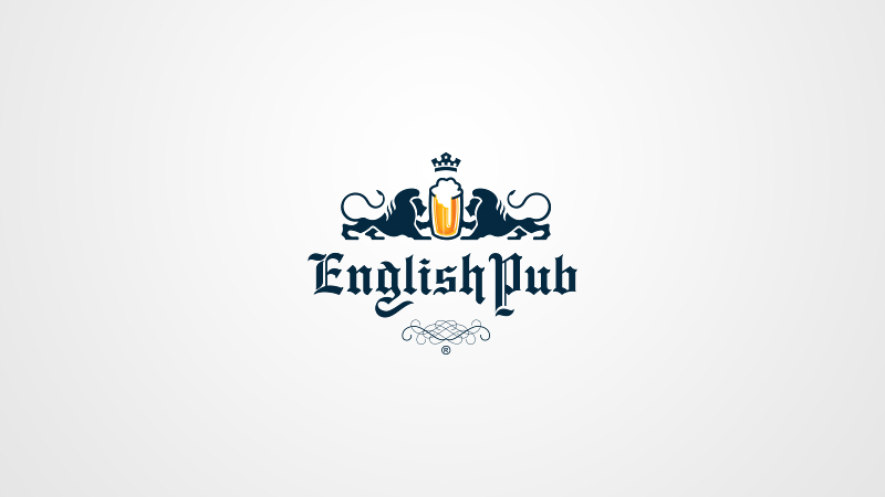 EnglishPub english pub enhive type logo type treatment  clothing clothingline tee tees