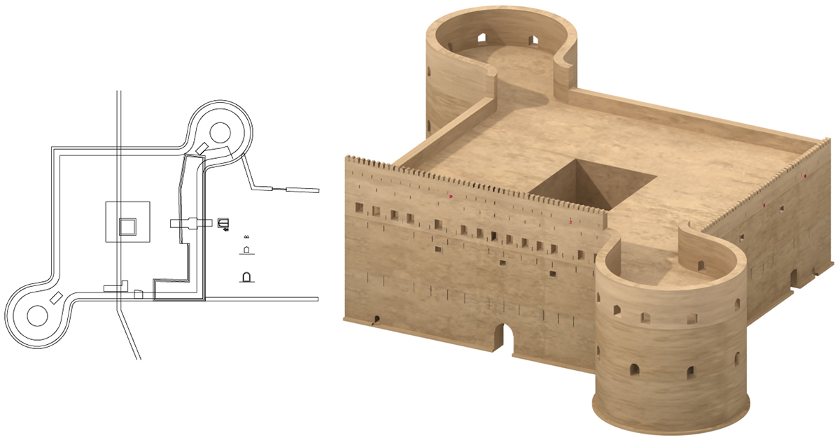 Nizwa Fort infographic cutaway infografik 圖表 قلعة نزوى Schnittzeichnung spaccato giornalismo visivo visual journalism visuellen Journalismus periodismo visual Visual Jornalismo 장면 전환도 3D