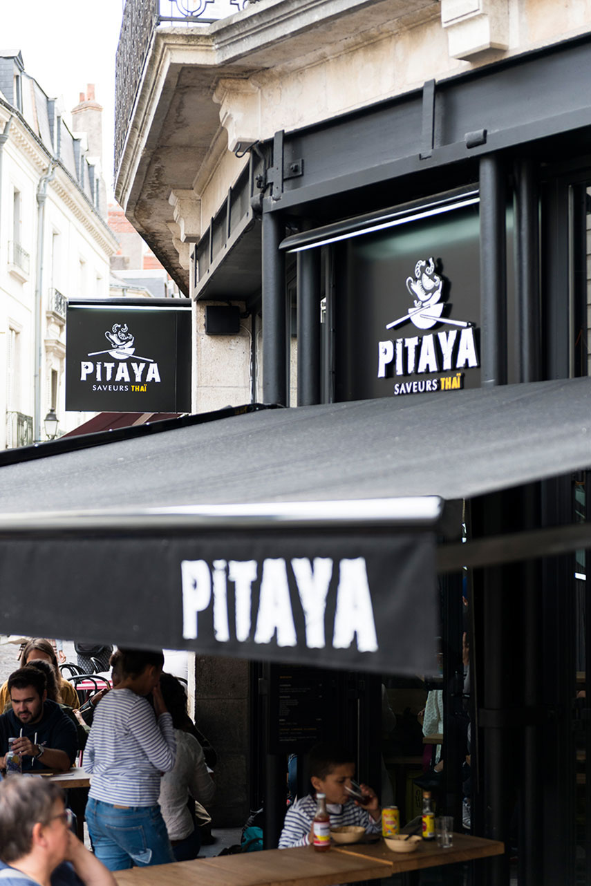 Pitaya restaurant Thai franchise design global Bangkok Street Food