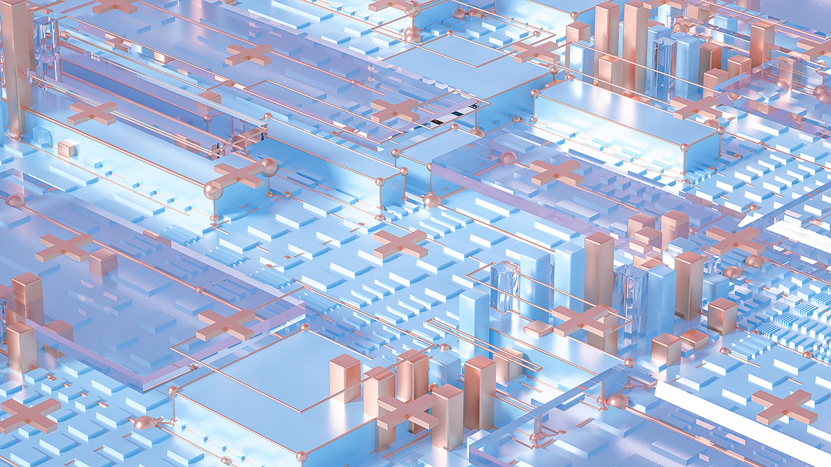 3D ILLUSTRATION  background abstraction Technology FUTURISM detail metropolis city statistics
