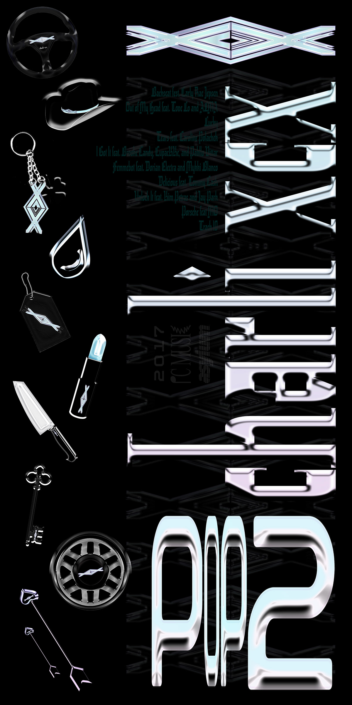 Charli XCX design gay graphic design  graphics Kim Petras Merchandise Design music pc music pop