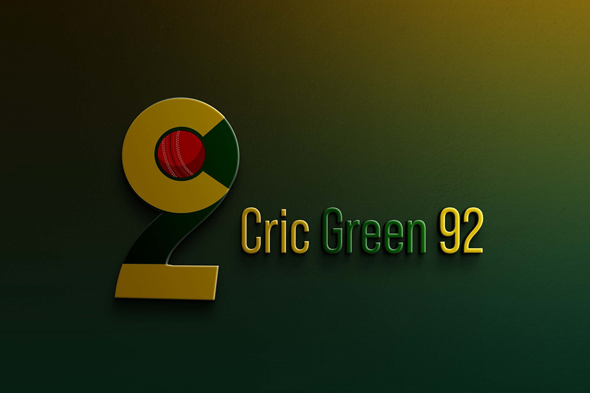 This logo is for the cricket page the name is Cric Green 92.