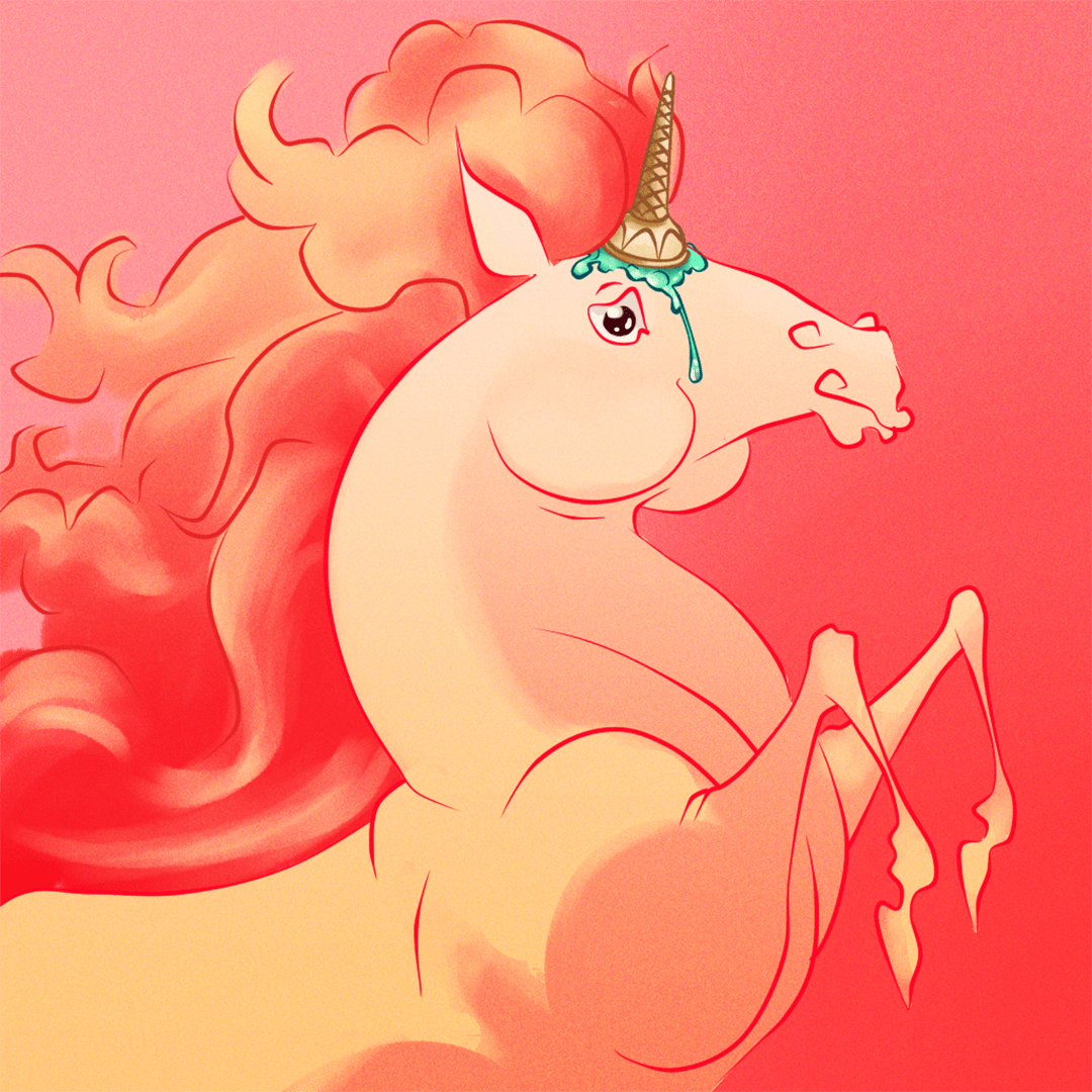 animals Digital Art  horse ILLUSTRATION  unicorn