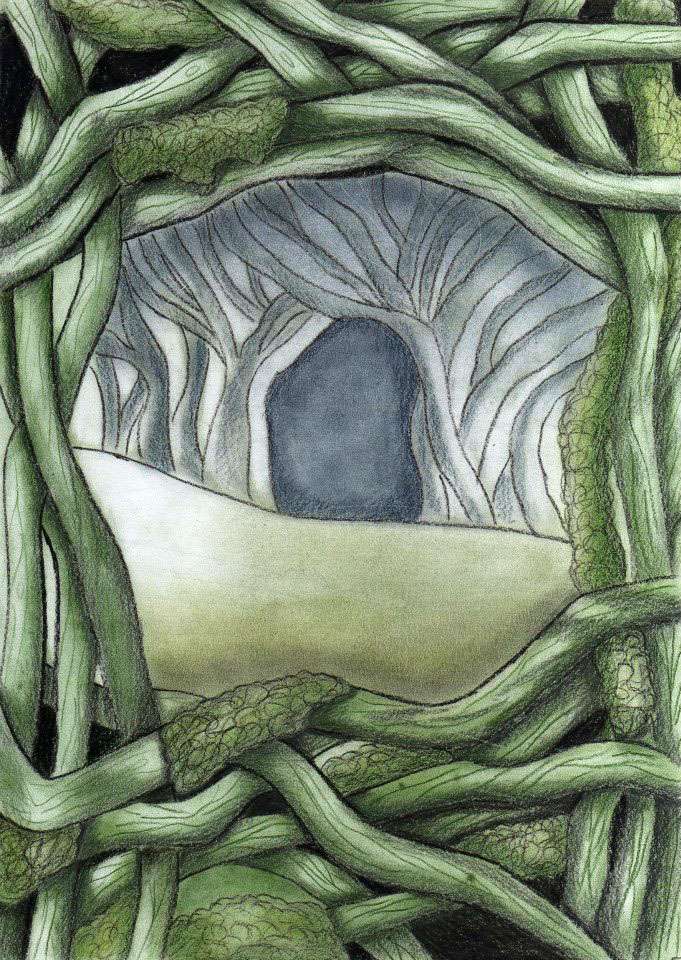 the Hobbit ILLUSTRATION  mérida fantasy pencils woods