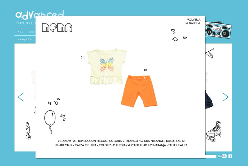 advanced Ropa clothes child indumentaria Diseño web websites php primavera verano temporada