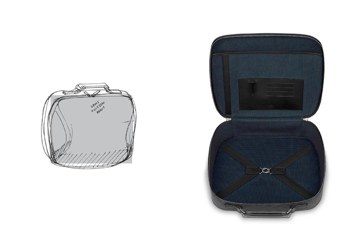 Louis vuitton BMW I8 automotive   Collaboration luggage carbon innovation luxury Travel design canvas soft leather goods