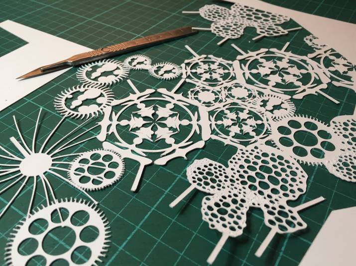 craft design artisan graphic design  papercraft art direction 
