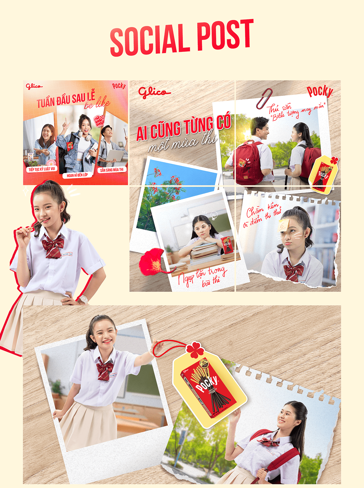 key visual tvc Social media post campaign Advertising  snack Food  student