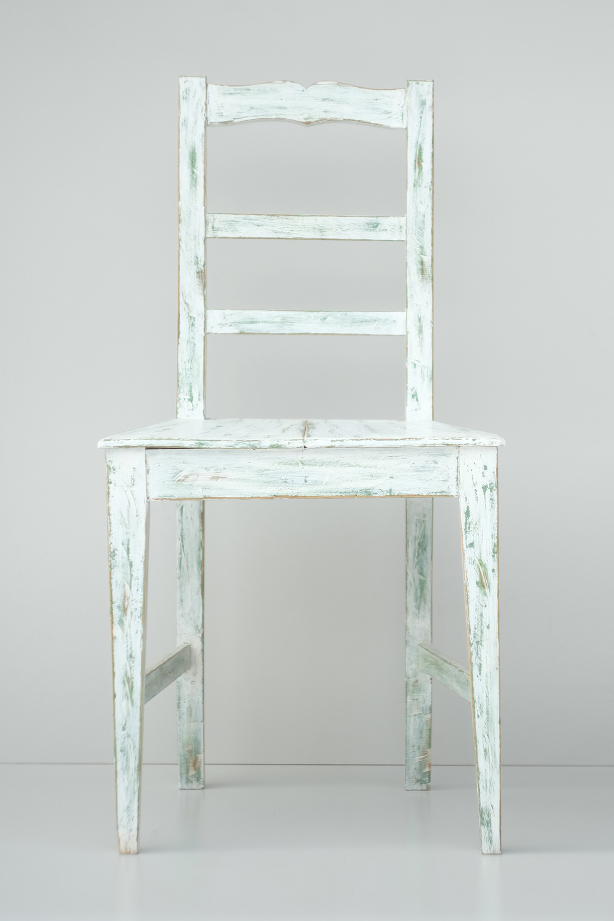 chair White green antique renovation