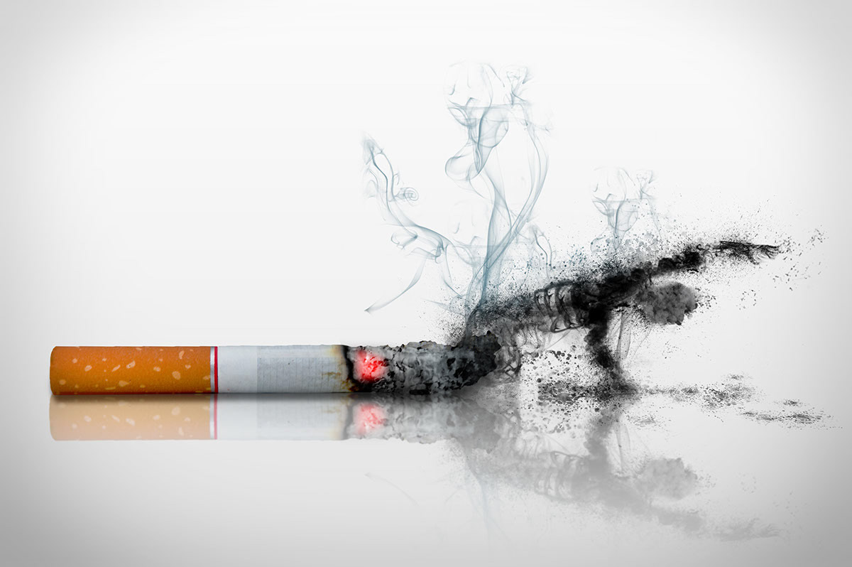 3d renderings addiction arm background bad habit beauty black cancer cigarette concept