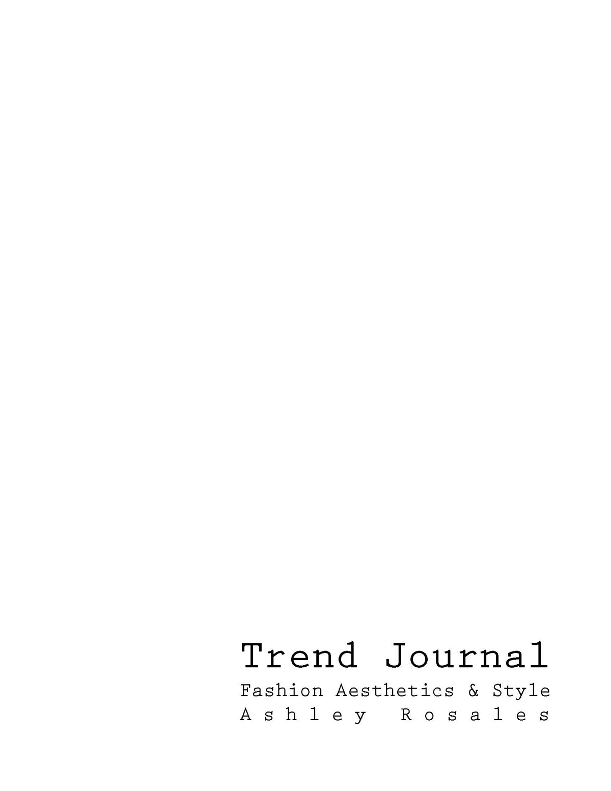 trend journal Trendjournal forecasting creative creativewriting