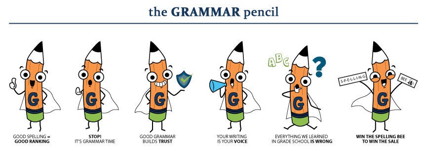Icon illustrations graph grammar Blog Character Web layer typo content pencil kids info infographics cartoon